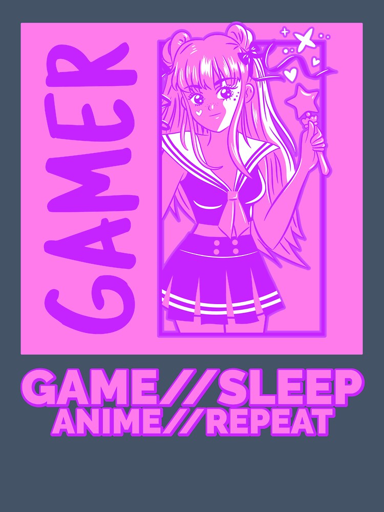 Game/Sleep/Anime/Repeat by SuperstyleTees