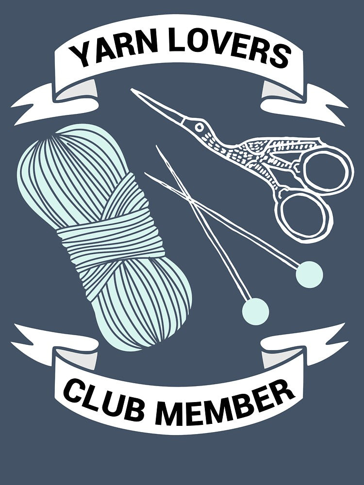 Yarn Lovers Club Member - funny knitting gift by kapotka