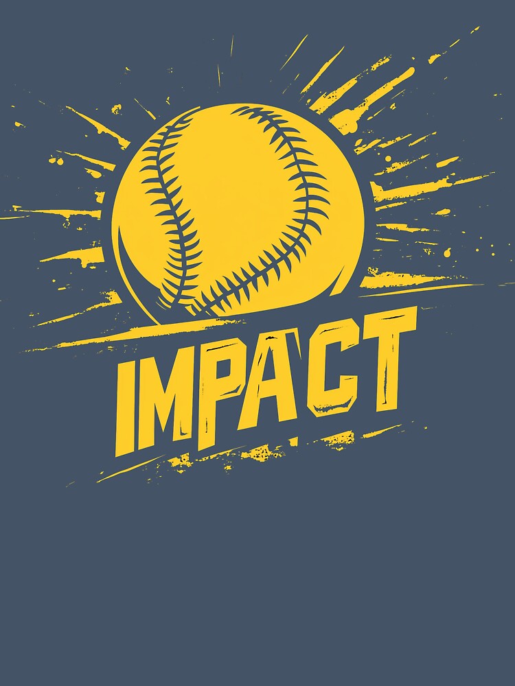 Baseball "Impact" tee by Zen Lael