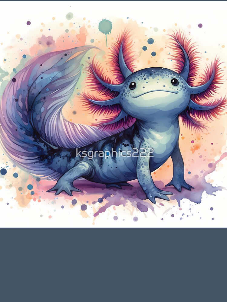 Axolotl Art #76 | Axolotl Lovers by ksgraphics222