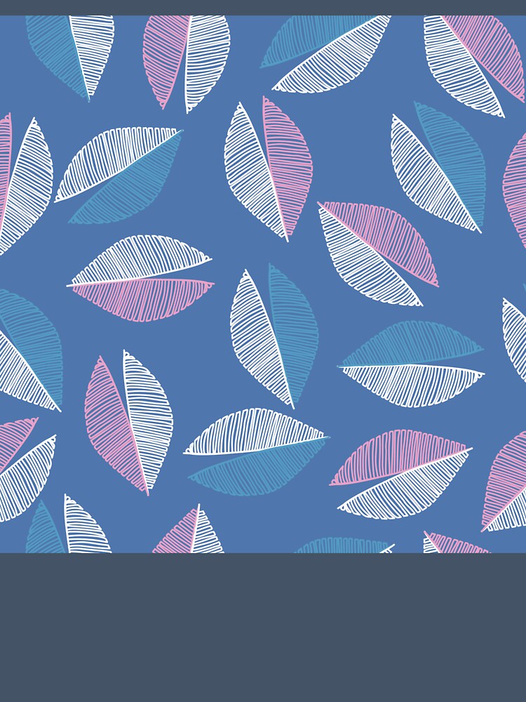 Vintage botanical engraving seamless pattern featuring finely detailed hand-drawn leaves inspired by 18th and 19th-century by Line-Aura