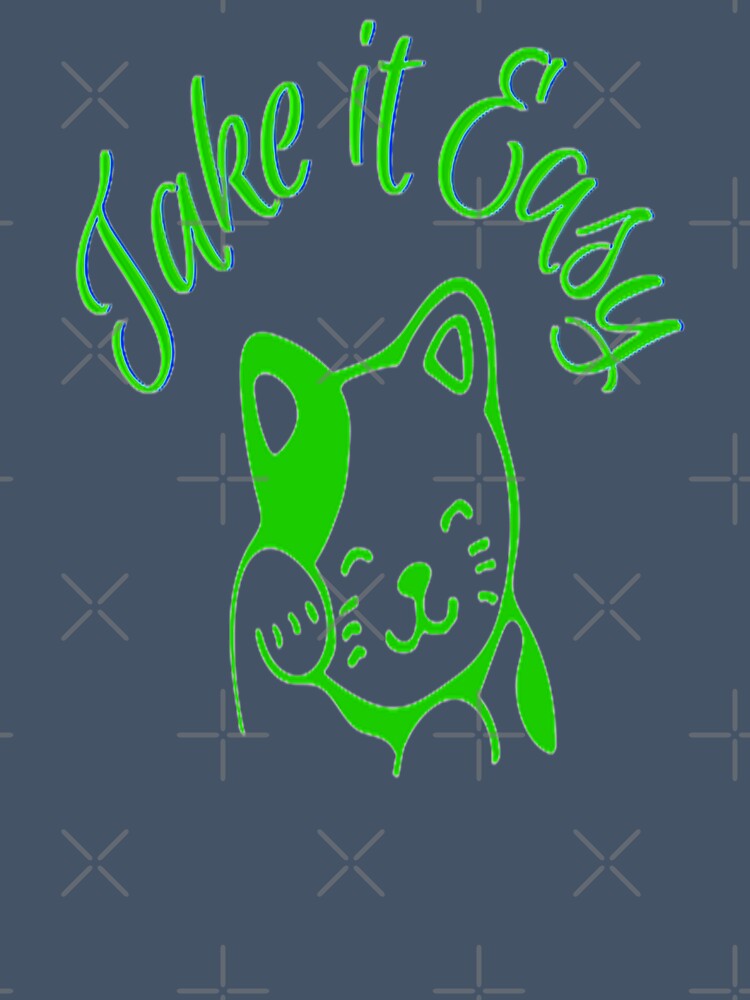 Take It Easy, NR 3, Words, Illustration Abstracto, Motivational Quotes by Adri Barnard