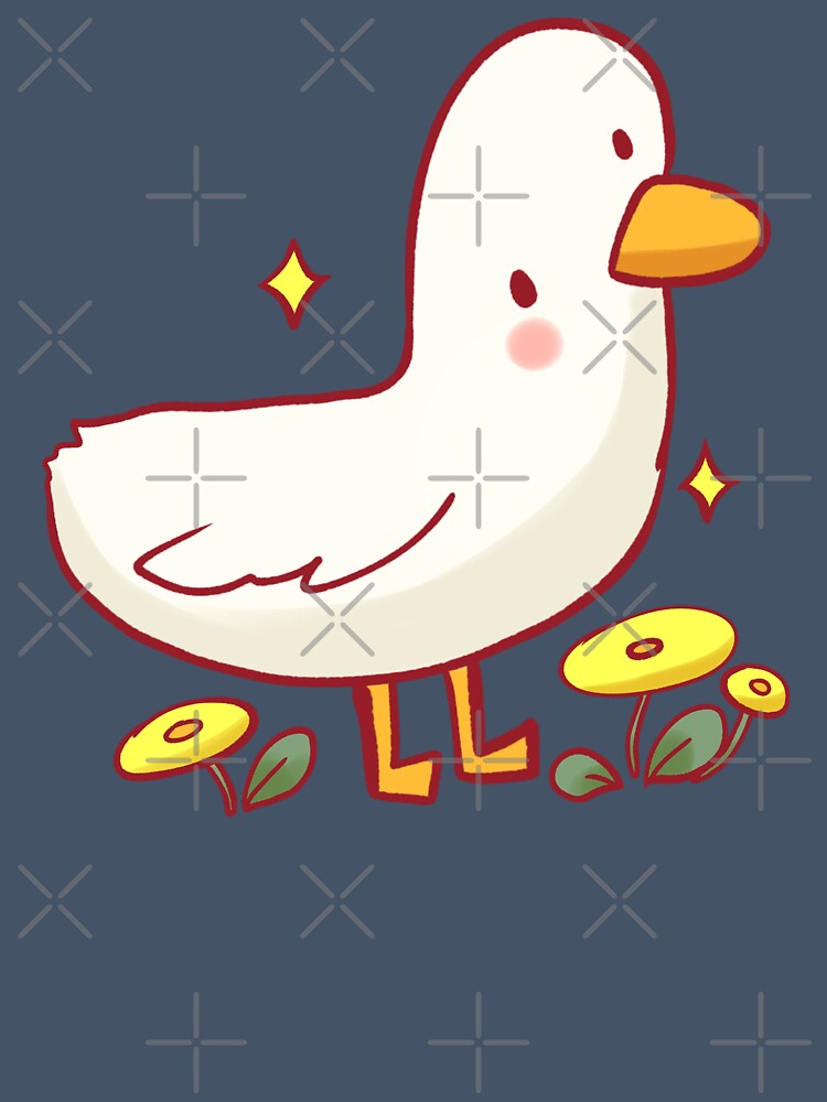 Funny duck illustration by Mayarart
