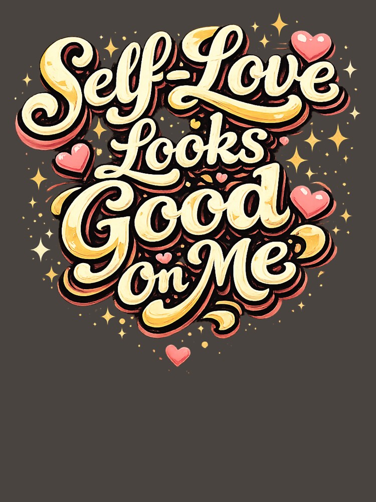 Self Love Quote Valentine Design by Meandmyshop