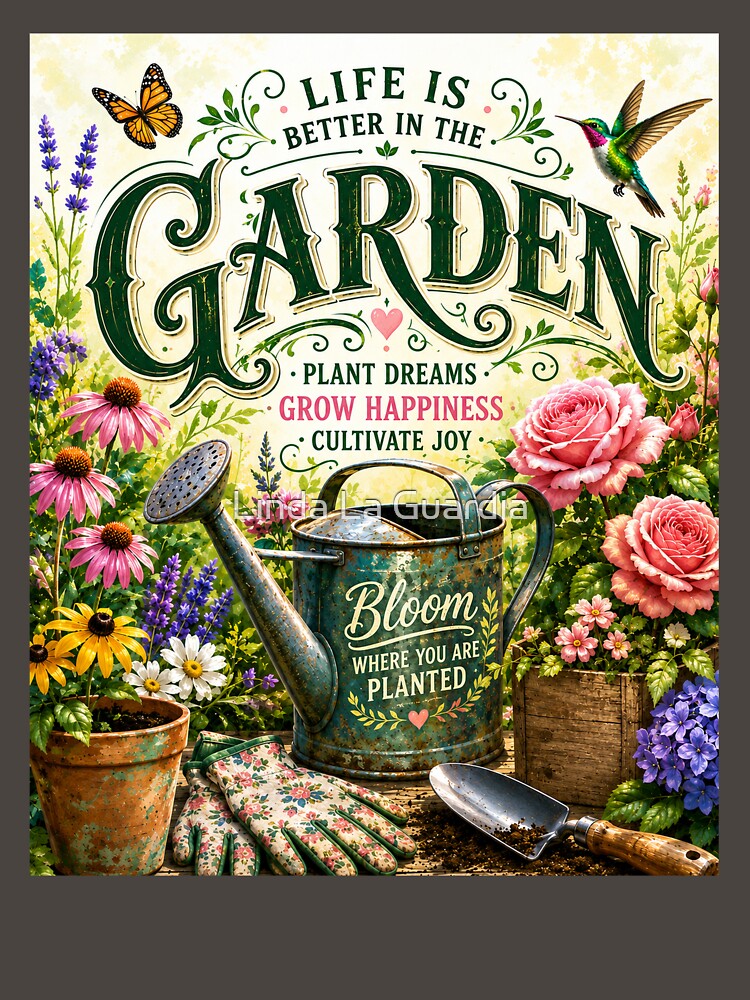 Life is better in the Garden by Linda La Guardia