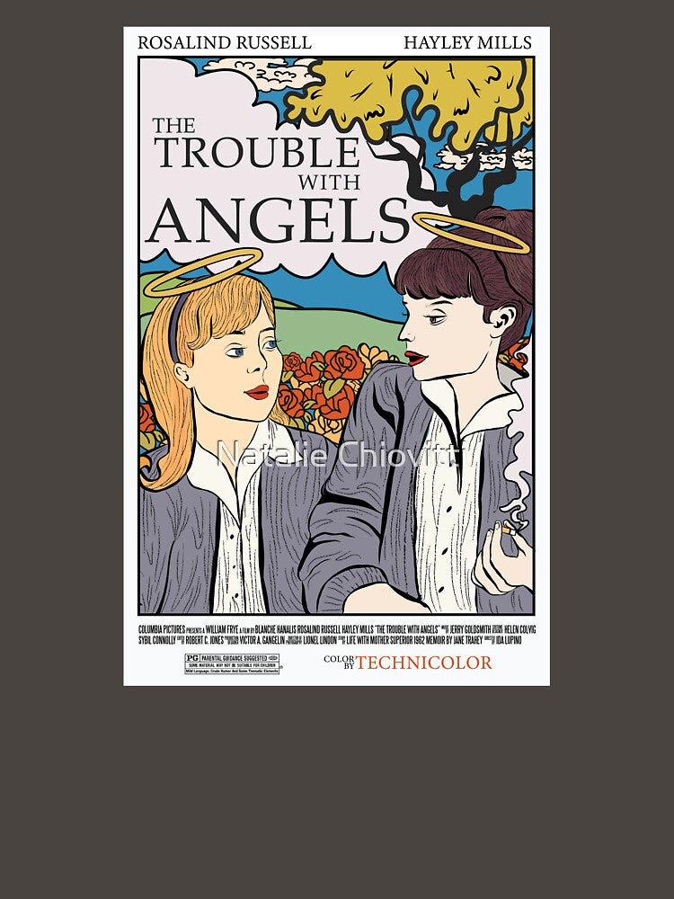The Trouble With Angels | Tote Bag + Pillow + Phone Case + T-Shirt by Natalie Chiovitti