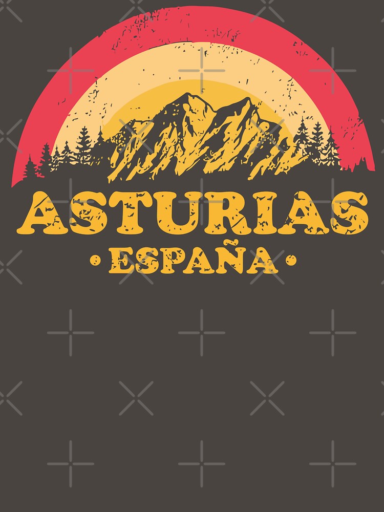 Asturias Spain Retro Sunset v3 by KnutKnutKnut Unisex