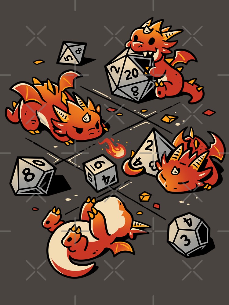 Tiny Dragons Party - Dungeon Dice by Snouleaf