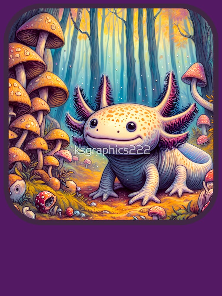 Axolotl Art #42 | Axolotl Lovers by ksgraphics222