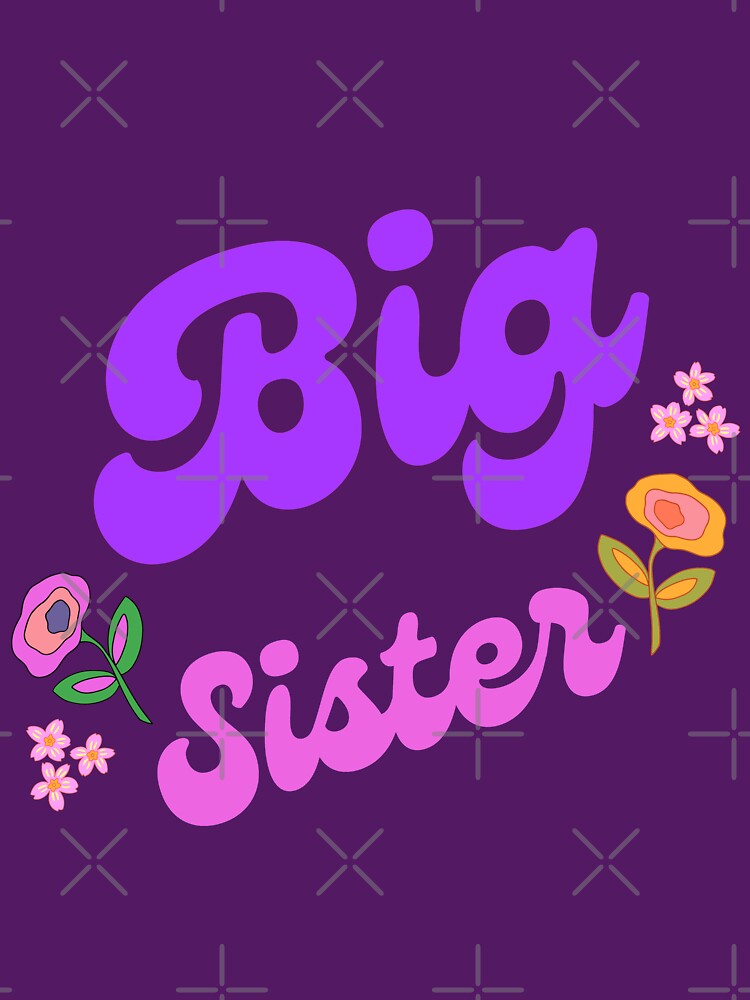 Big Sister New Baby Announcement Funny Big Sister to Little Sister, Big Sister Announcement by Kaladzishop