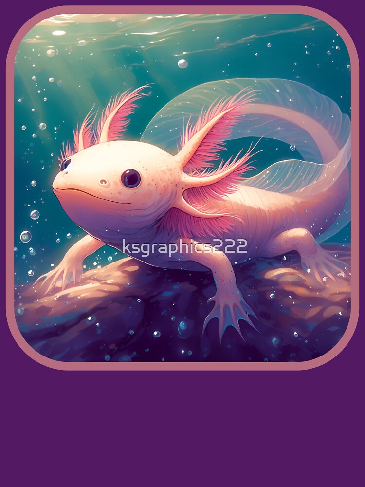 Axolotl Art #21 | Axolotl Lovers by ksgraphics222