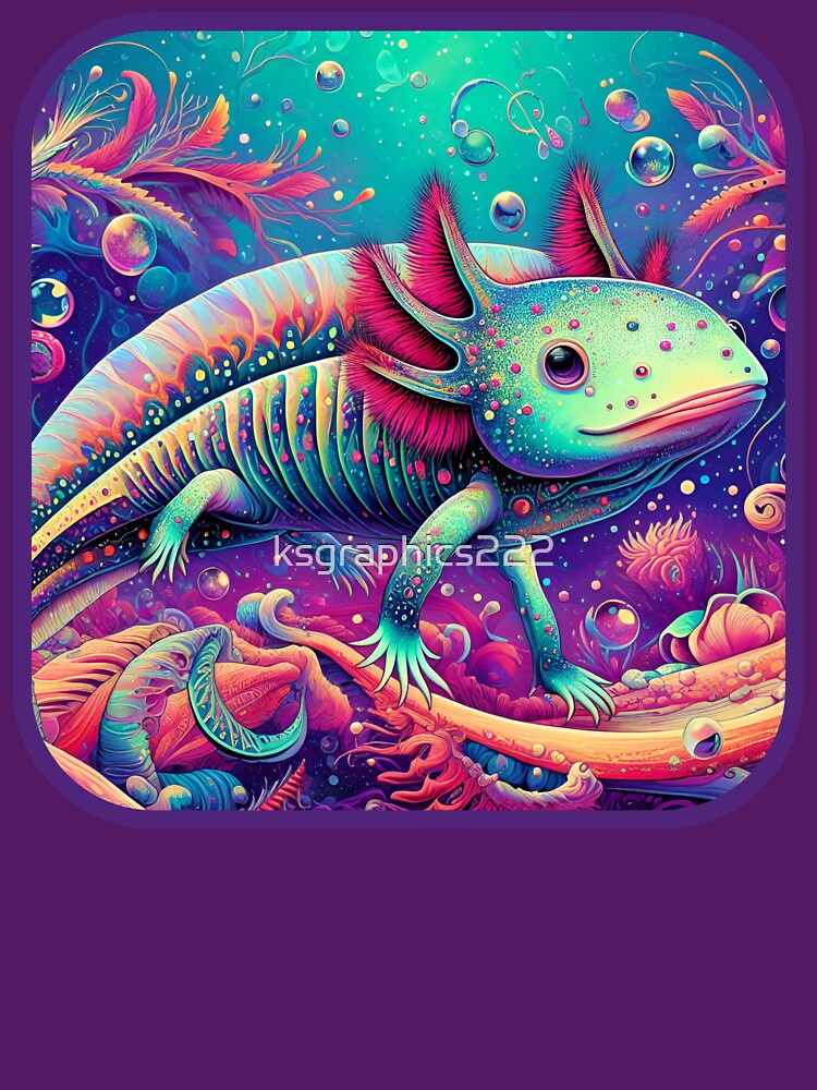 Axolotl Art #24 | Axolotl Lovers by ksgraphics222