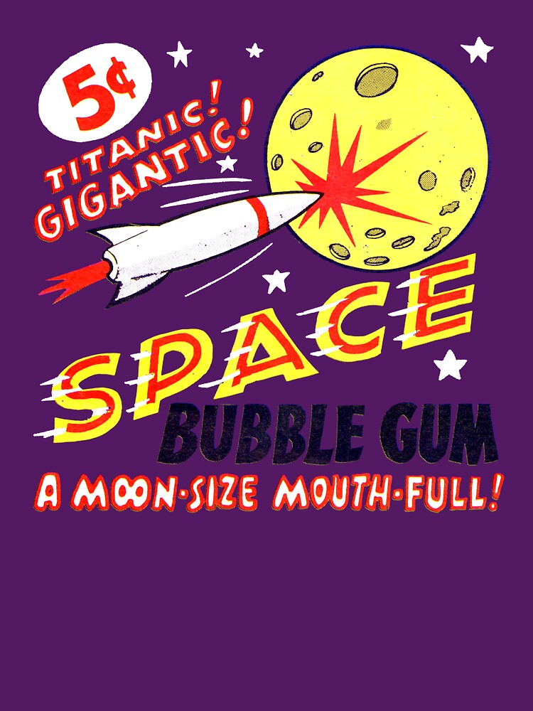 SPACE BUBBLE GUM ADVERT! by ThrowbackAds