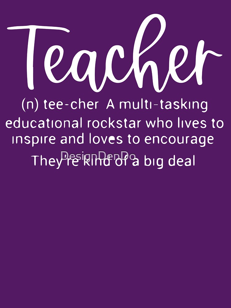 Teacher, Teacher Definition, Funny Teacher, Teacher Life, For Teachers, Teacher Gift by DesignDenDo ⭐⭐⭐⭐⭐