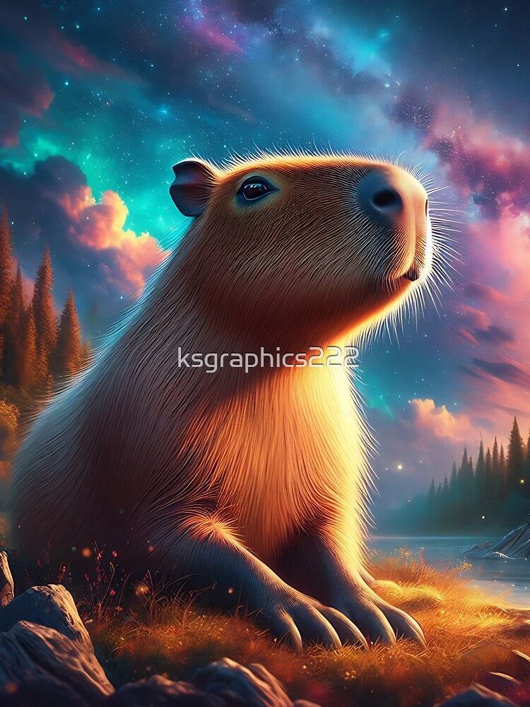 Capybara Art #89 | Capybara Lovers by ksgraphics222