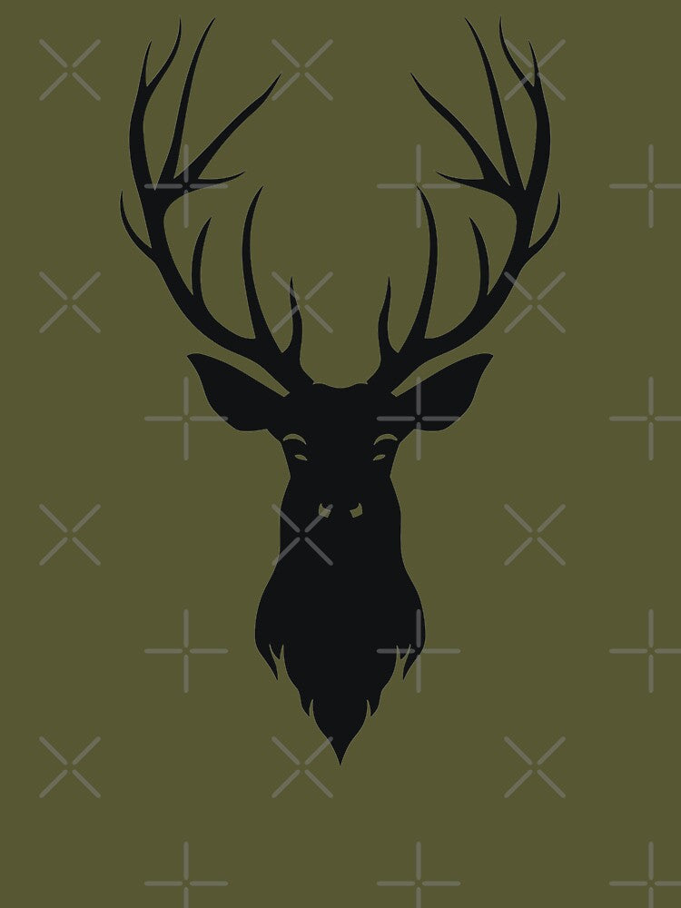 Graceful Buck Deer Silhouette by ShopWilPrints