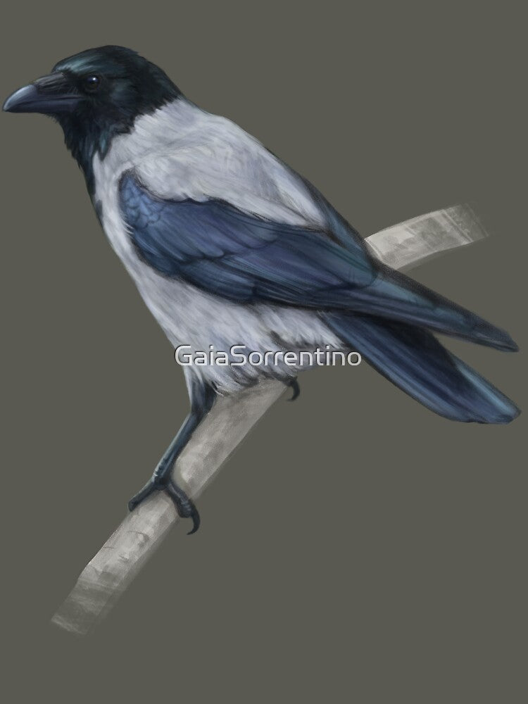 Hooded crow by GaiaSorrentino Unisex