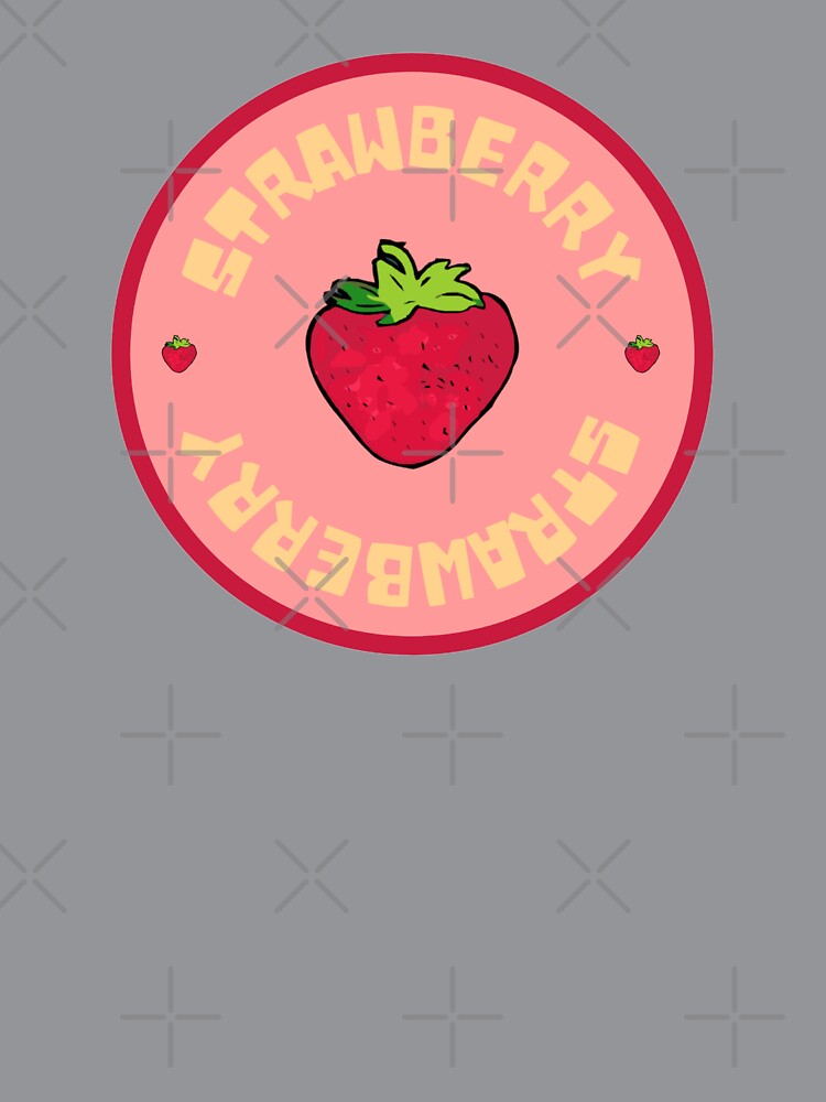 STRAWBERRY pink, red, cute, kawaii, indie design by Colorful-Inspo