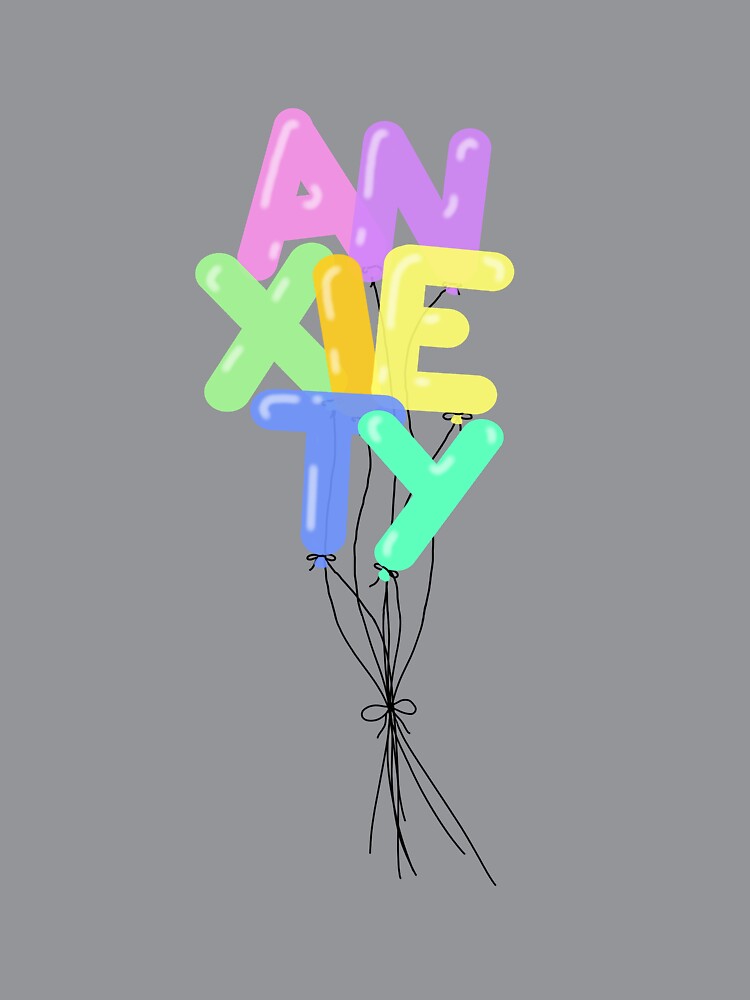 Anxiety Balloons by PickledStickers