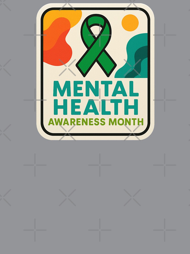 Mental Health Awareness Month - antique white by LewpyG
