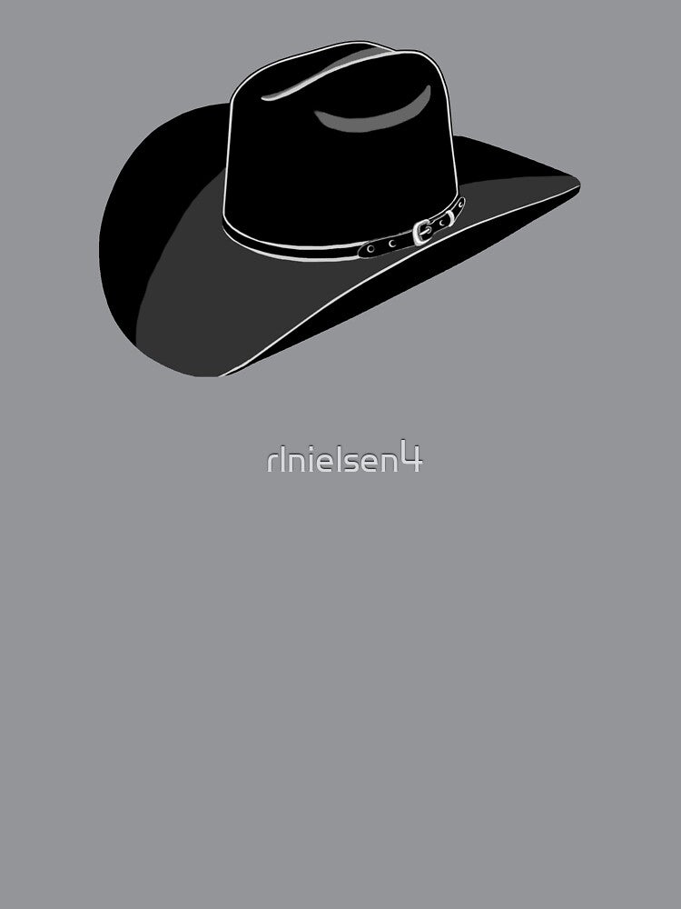 Black Cowboy Hat Western Art – Country attire by Phat Dog Designs
