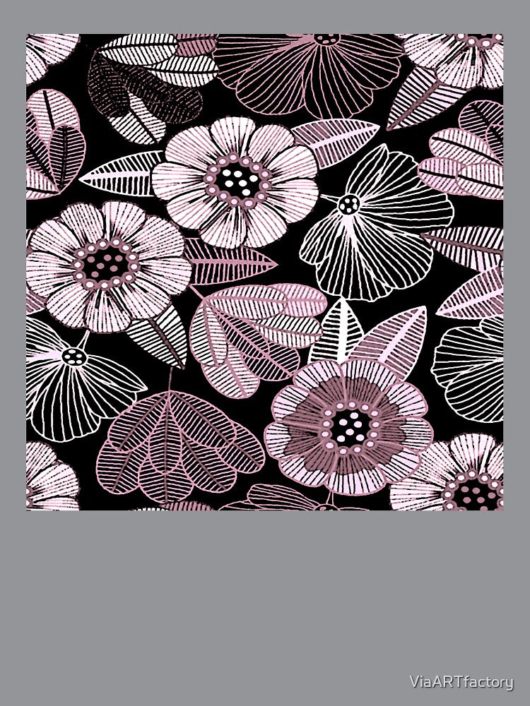 Flowers in Lines by ViaARTfactory