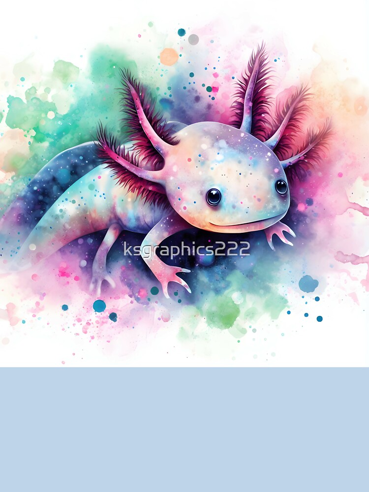 Axolotl Art #10 | Axolotl Lovers by ksgraphics222