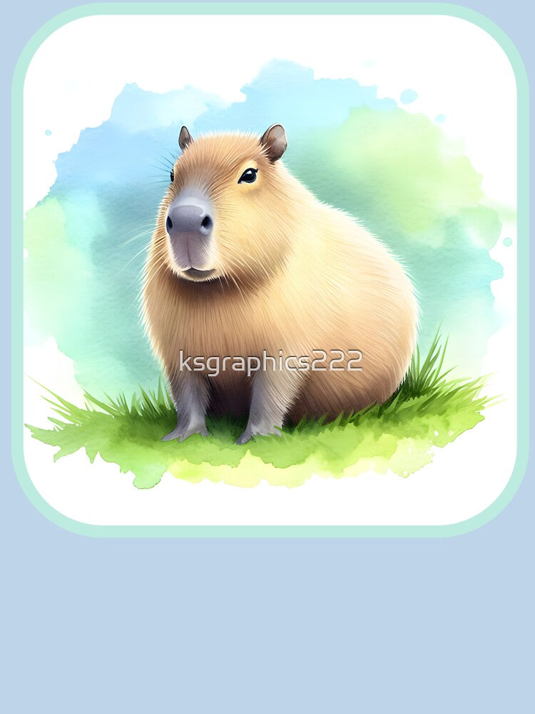 Capybara Art #8 | Capybara Lovers by ksgraphics222