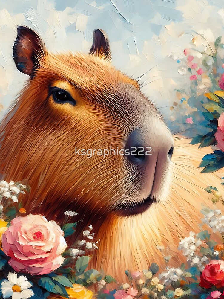 Capybara Art #91 | Capybara Lovers by ksgraphics222