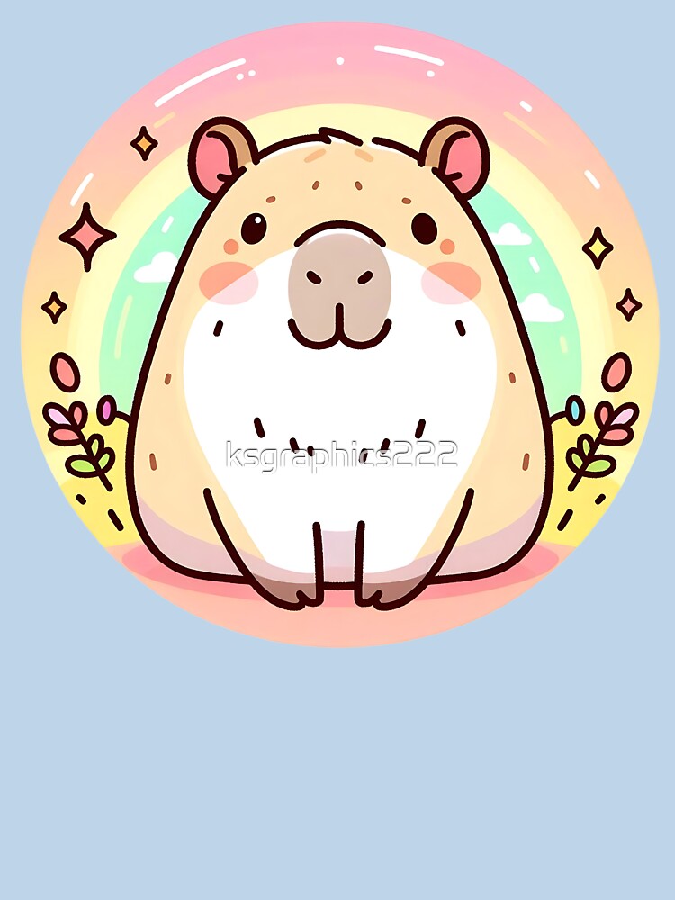 Capybara Art #55 | Capybara Lovers by ksgraphics222