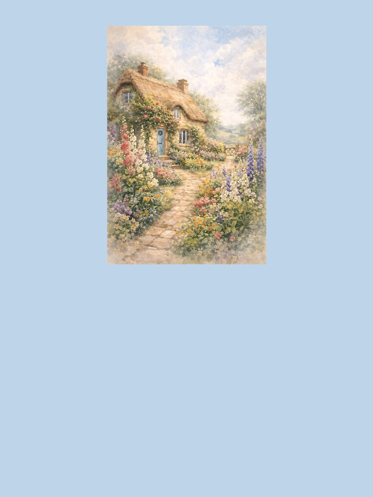 An English Cottage Garden in Spring by Novel Works Studio Unisex