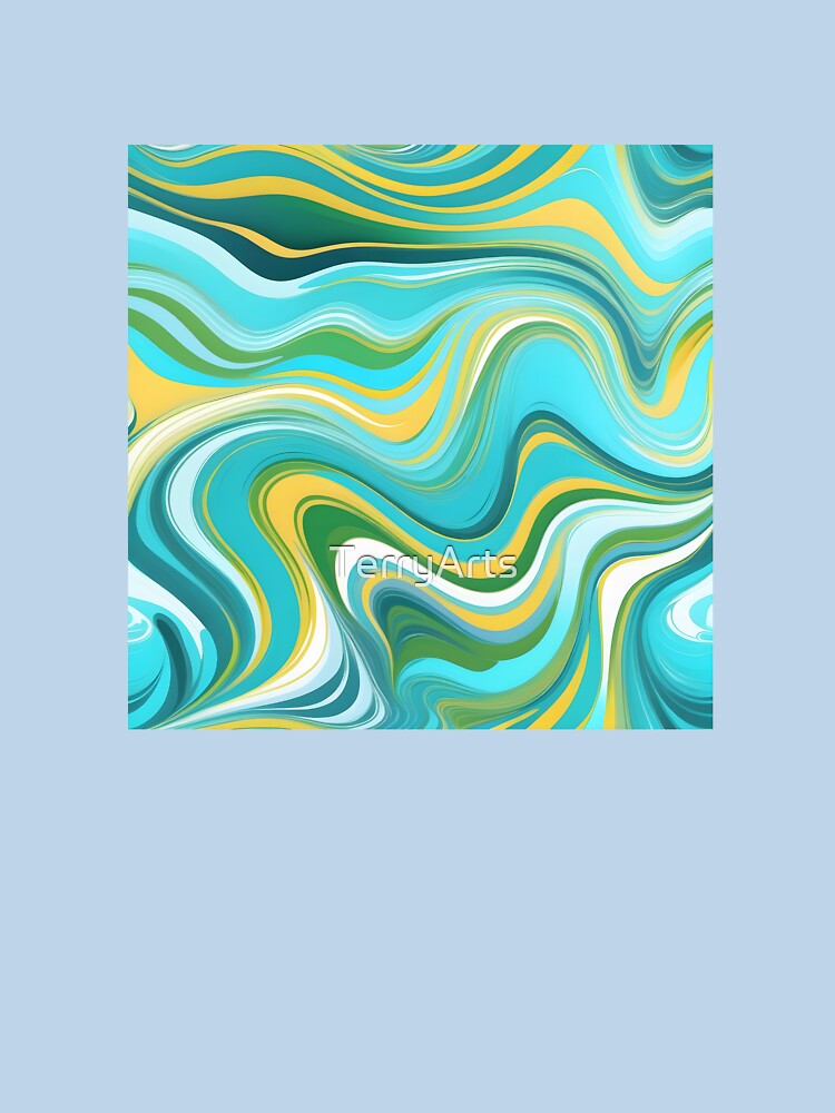 Groovy Liquid Pastel Swirls Abstract Lines Pattern Modern Retro Art 4 of 4 by Beachy