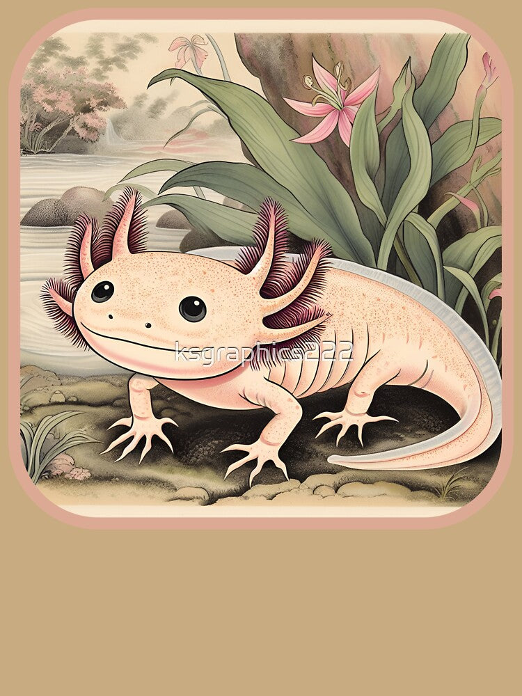 Axolotl Art #37 | Axolotl Lovers by ksgraphics222