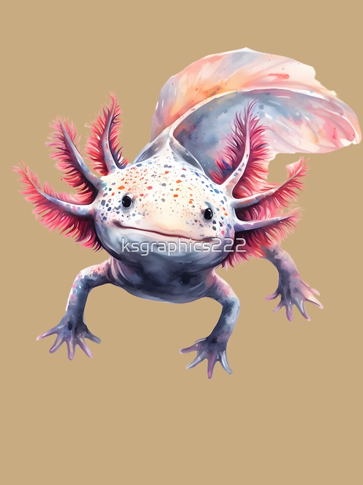 Axolotl Art | Axolotl Lovers by ksgraphics222