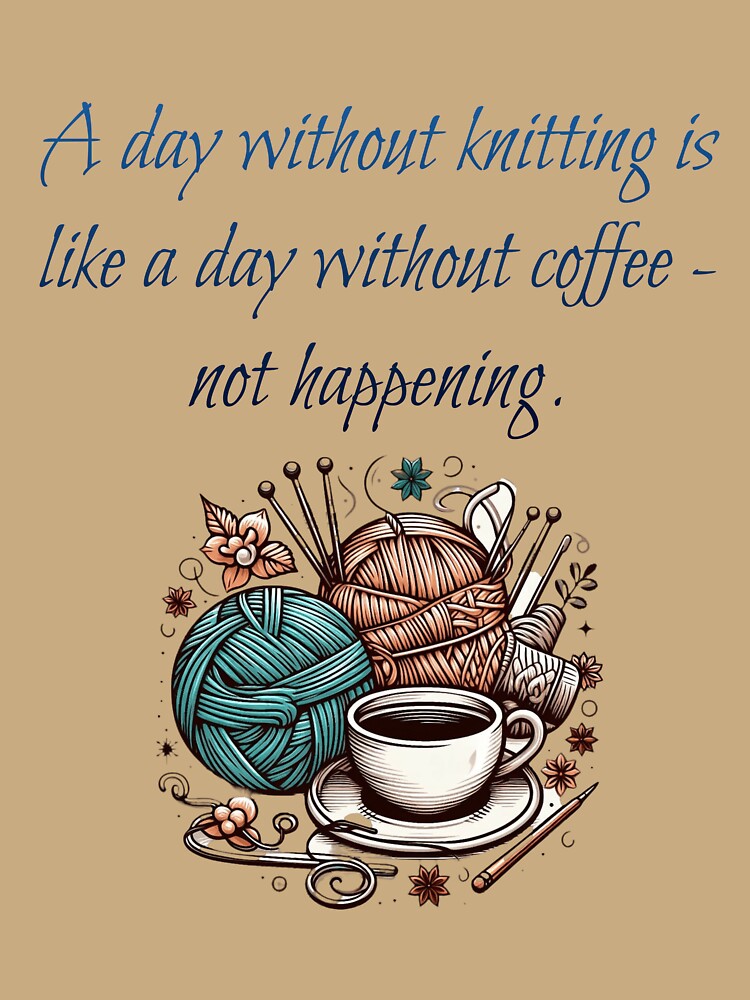 A Day Without Knitting by HeadTurningArt