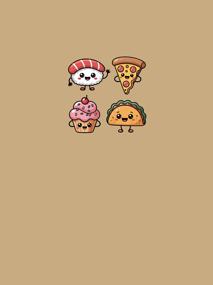 Cute Kawaii Food Characters by graphicboyz112