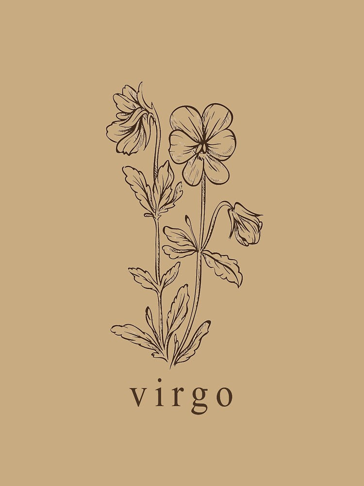 Virgo Botanical Zodiac by mandeegirl17