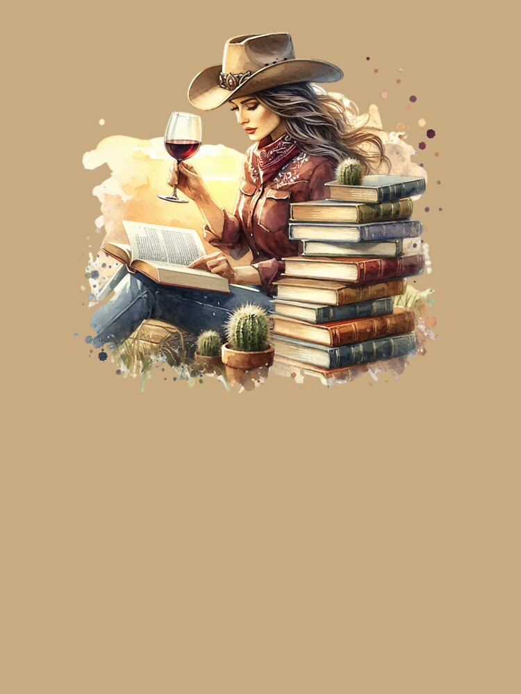Cowgirl reading by DesignbyCCS