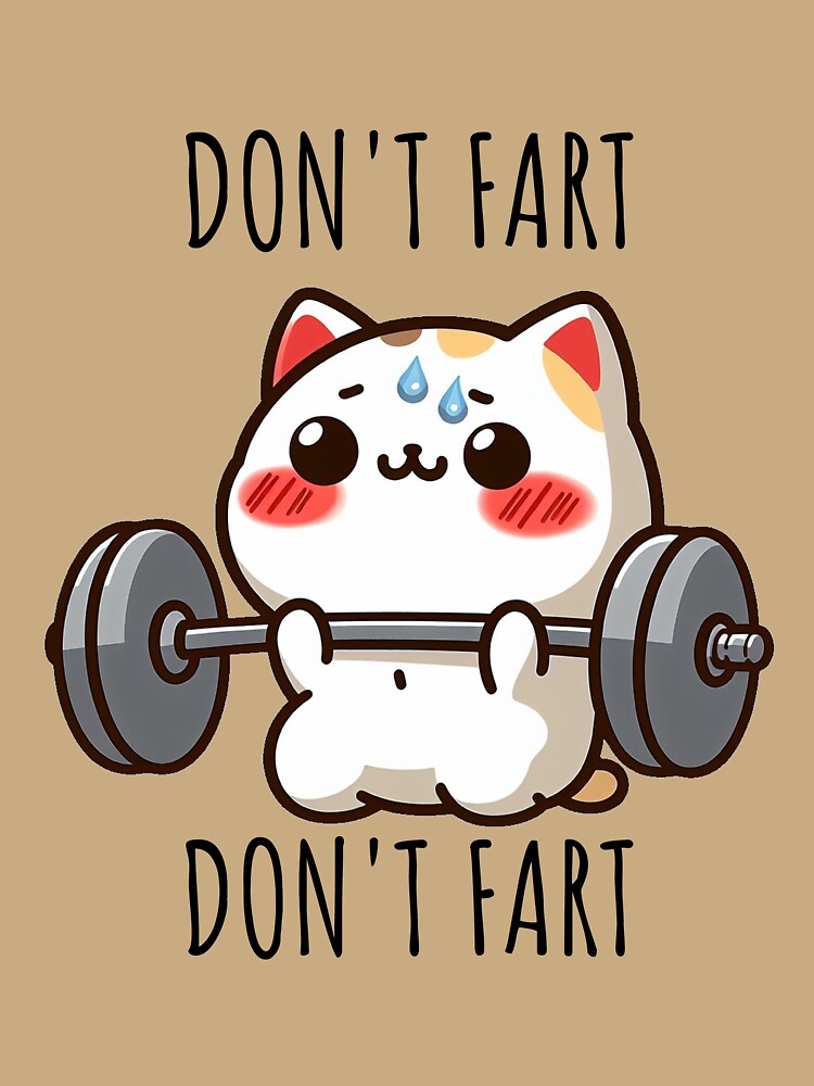 Farting In Gym Cat by LemuellTrends