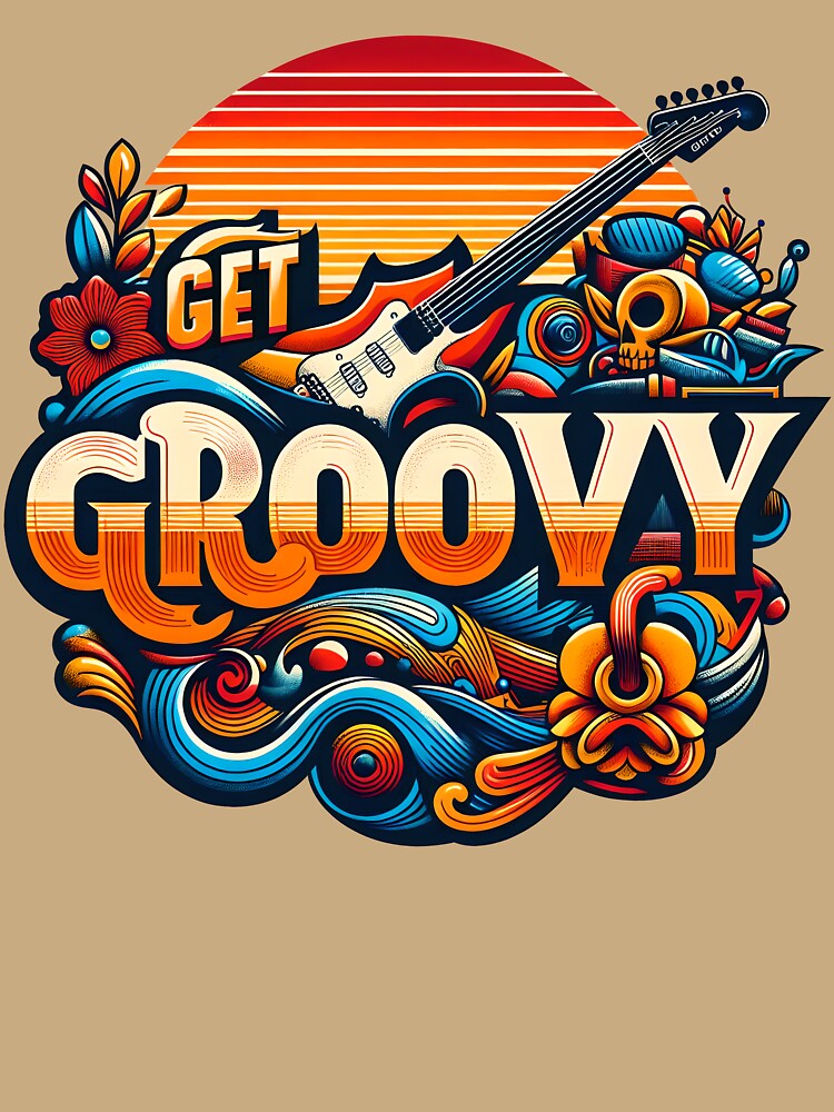 get groovy, typography by maxmaj
