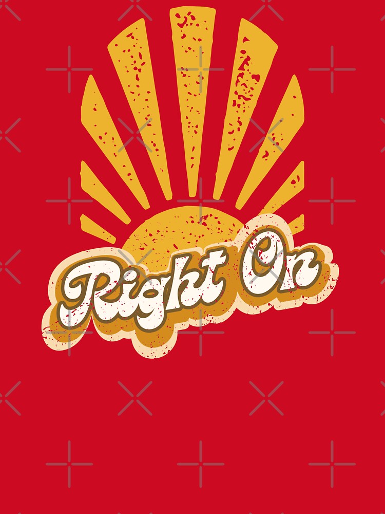 Retro | Right On | Groovy Sunbeam | 70s Vintage Look by jenxtees