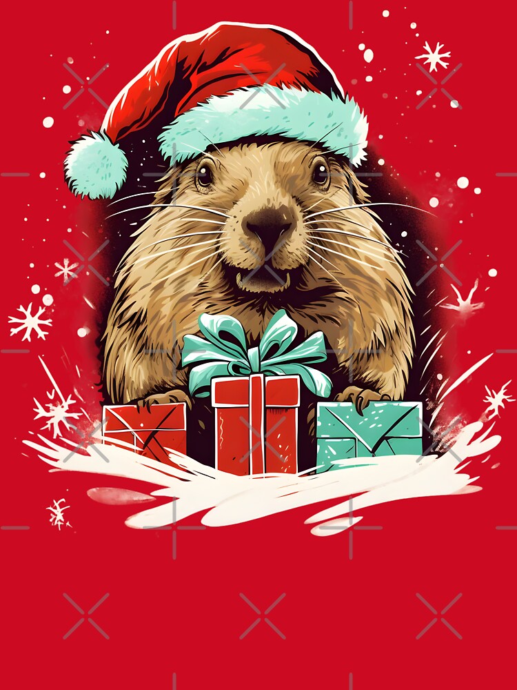 Capybara - Santa Claus by Gugacz