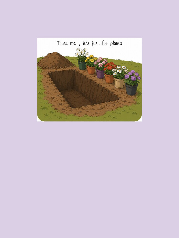 Trust Me, It's Just For My Plants - Dark Humour Gardening Design by MayH22