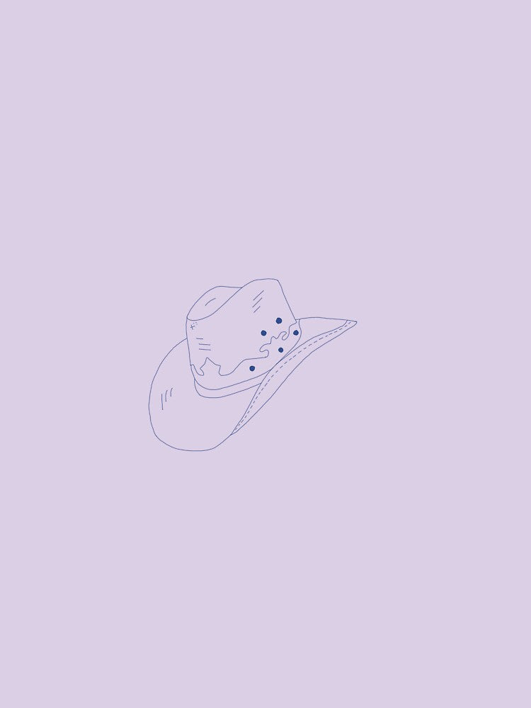 cowgirl hat - costal cowgirl sticker by Madiestickerss