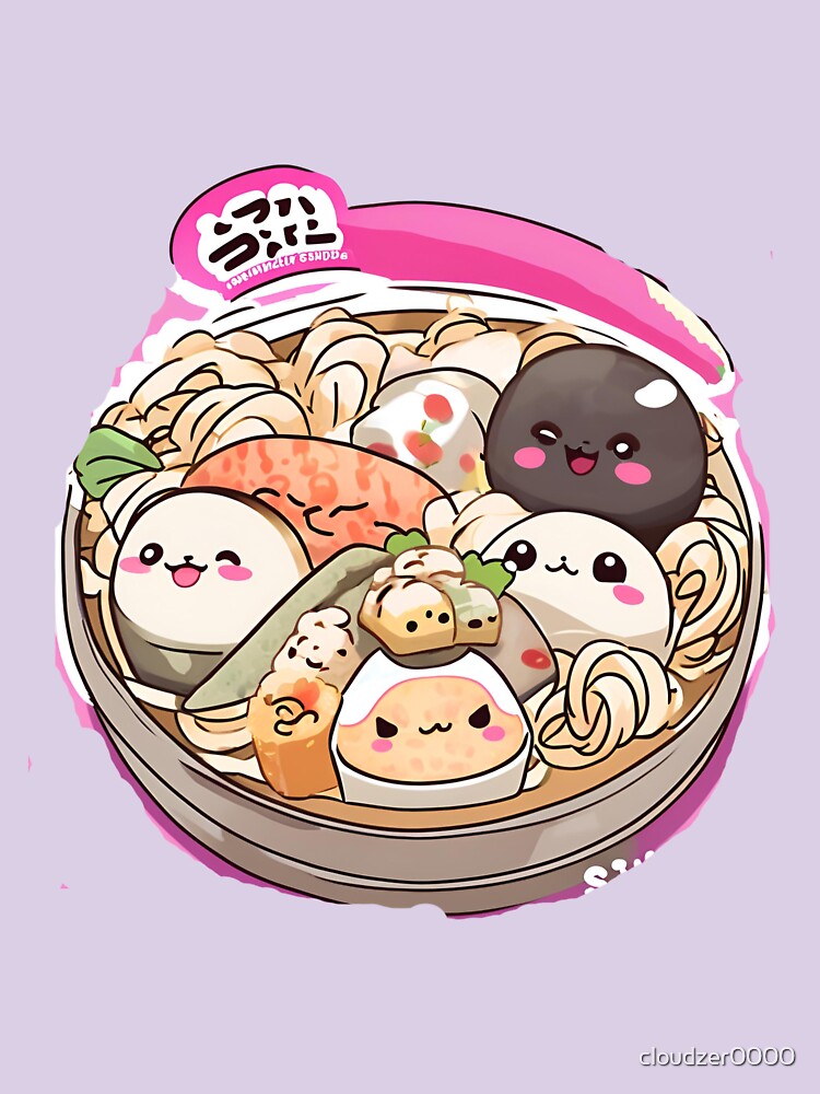 ramen noodles chibi by cloudzer0000