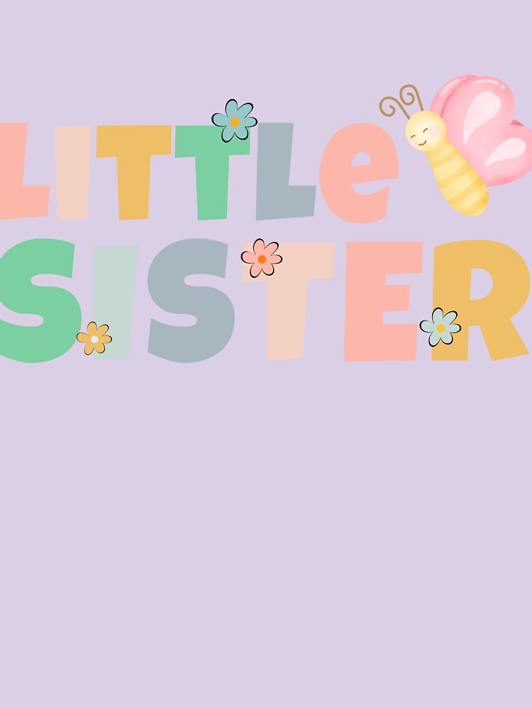 Little Sister, Pastel Color by FamilyGlowStore