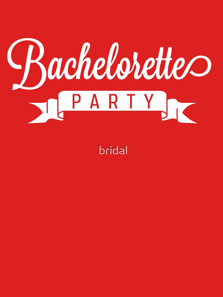 Bachelorette Party Ribbon by bridal