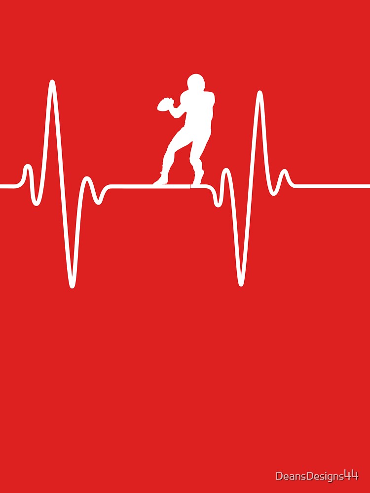 Football Player EKG by DeansDesigns44