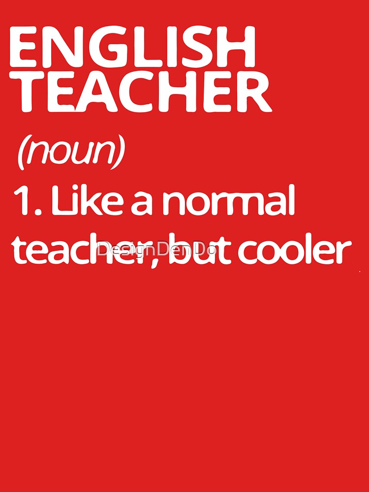 English Teacher Definition, Gift For English Teacher, Teacher Life, Funny Teacher, Teacher, Teacher Appreciation by DesignDenDo ⭐⭐⭐⭐⭐