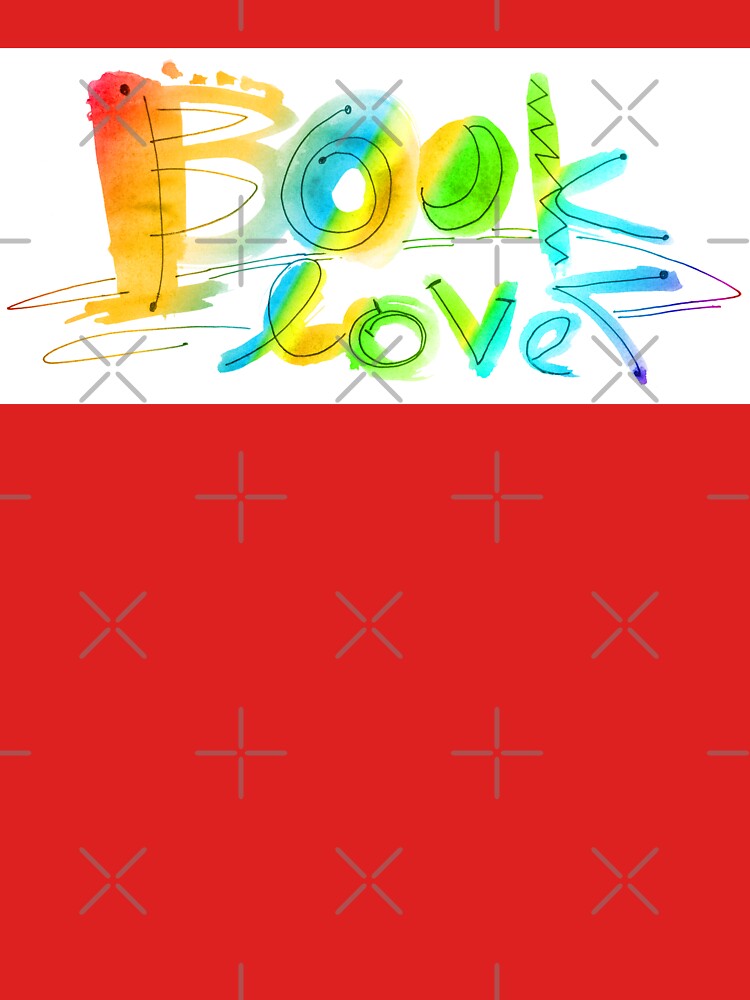 book lover watercolor lettering | book hand drawn by lausn